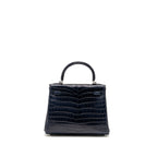 Hermes Kelly 25 crocodile niloticus Matt blue marine SHW