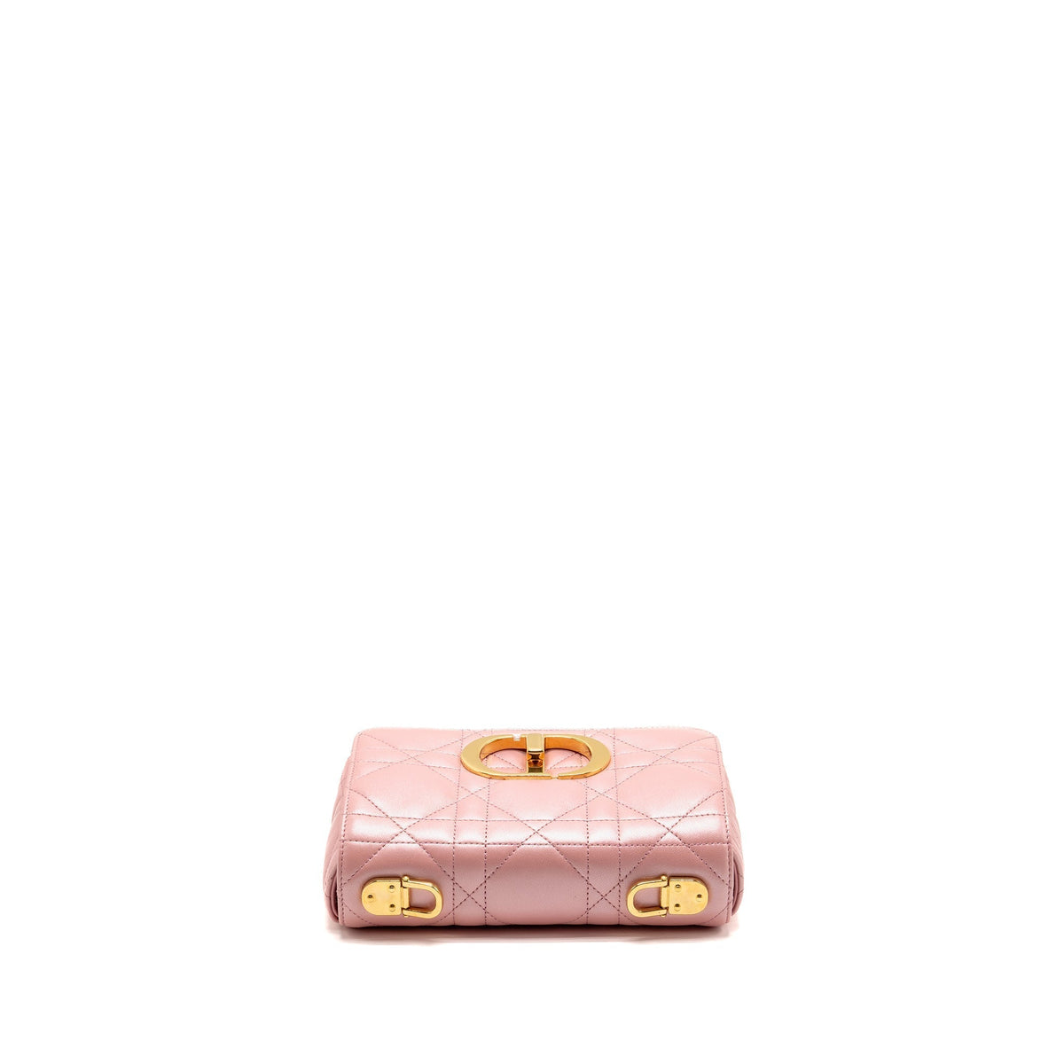 DIOR SMALL SOFT CARO BAG LAMBSKIN MELOCOTON GHW