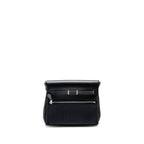 HERMES HERBAG MINI CANVAS/HUNTER LEATHER BLACK SHW