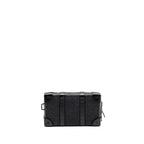 Louis Vuitton Soft Trunk Wallet Monogram Taurillon Leather Black with Black Hardware