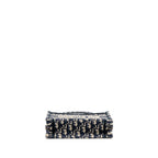 DIOR MINI BOOK TOTE BAG BLUE OBLIQUE EMBRIODERY