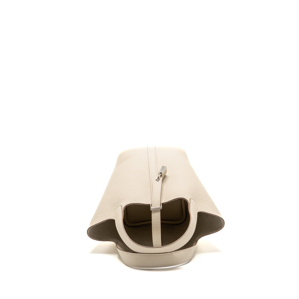 Hermes Picotin 18 Lock Bag Clemence Craie SHW
