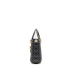 Dior Small My ABCDior lambskin dark grey LGHW