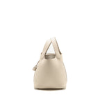 Hermes Picotin 18 Lock Bag Clemence Craie SHW