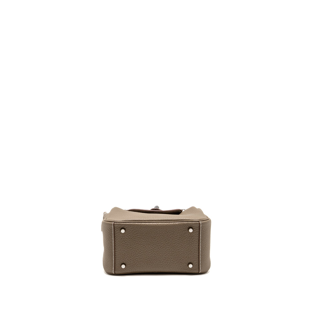 Hermes Mini Lindy II clemence etoupe SHW