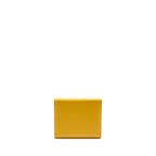 HERMES CLIC 16 WALLET CHEVRE MYSORE JAUNE AMBER SHW
