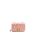 DIOR SMALL SOFT CARO BAG LAMBSKIN MELOCOTON GHW
