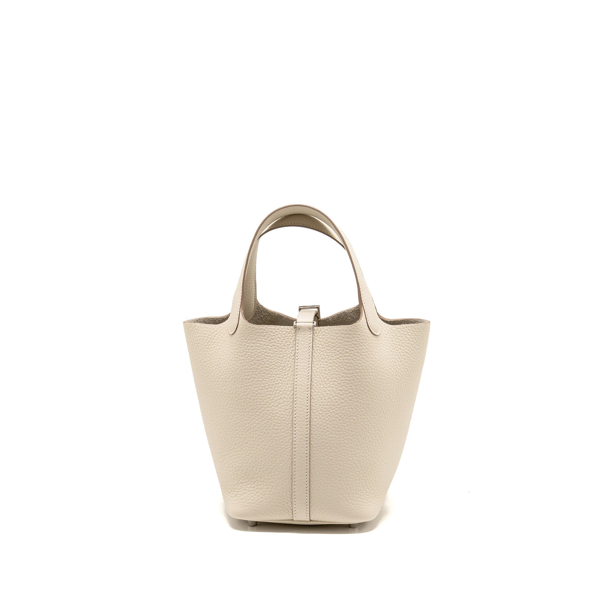 Hermes Picotin 18 Lock Bag Clemence Craie SHW