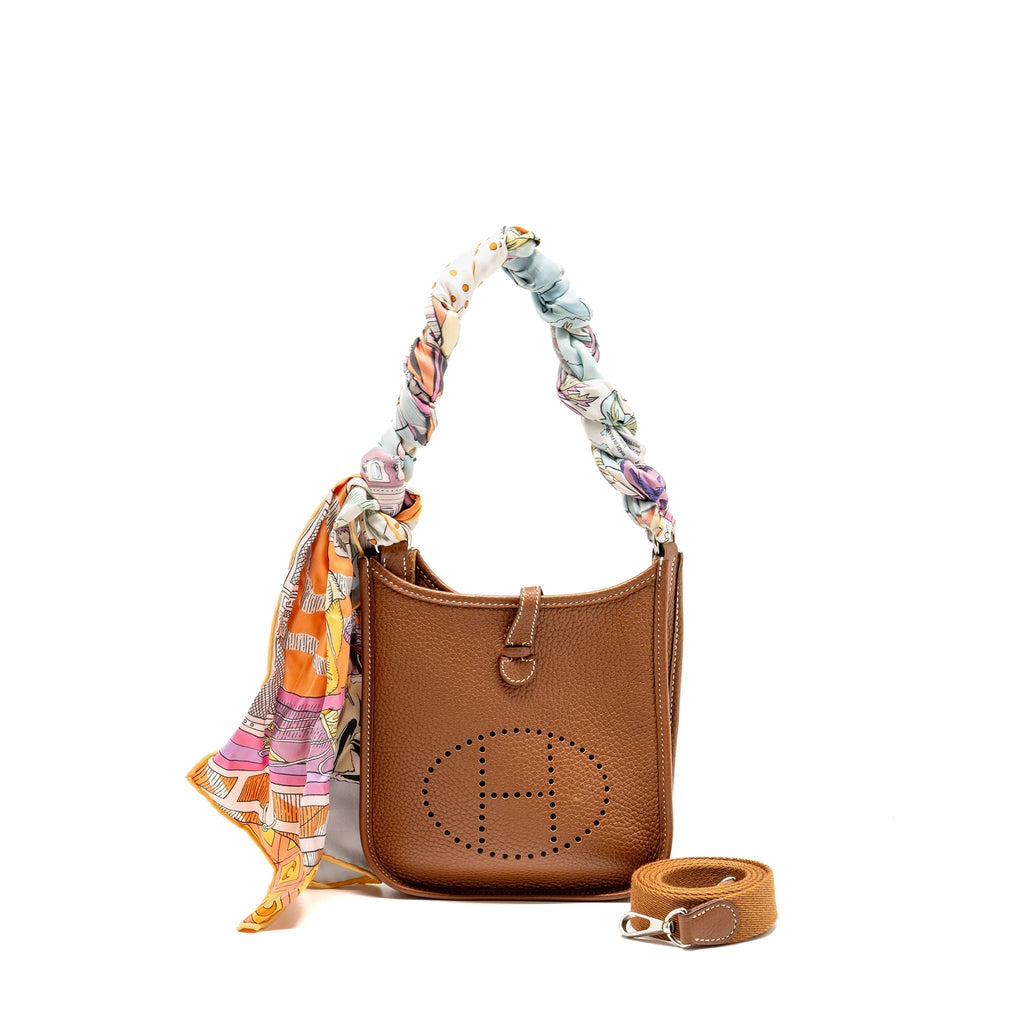 HERMES MINI EVELYNE CLEMENCE GOLD SHW