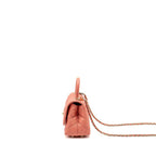 CHANEL MINI COCO HANDLE CAVIAR PINK LGHW (MICROCHIP)