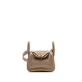 Hermes mini lindy II Swift Etoupe GHW