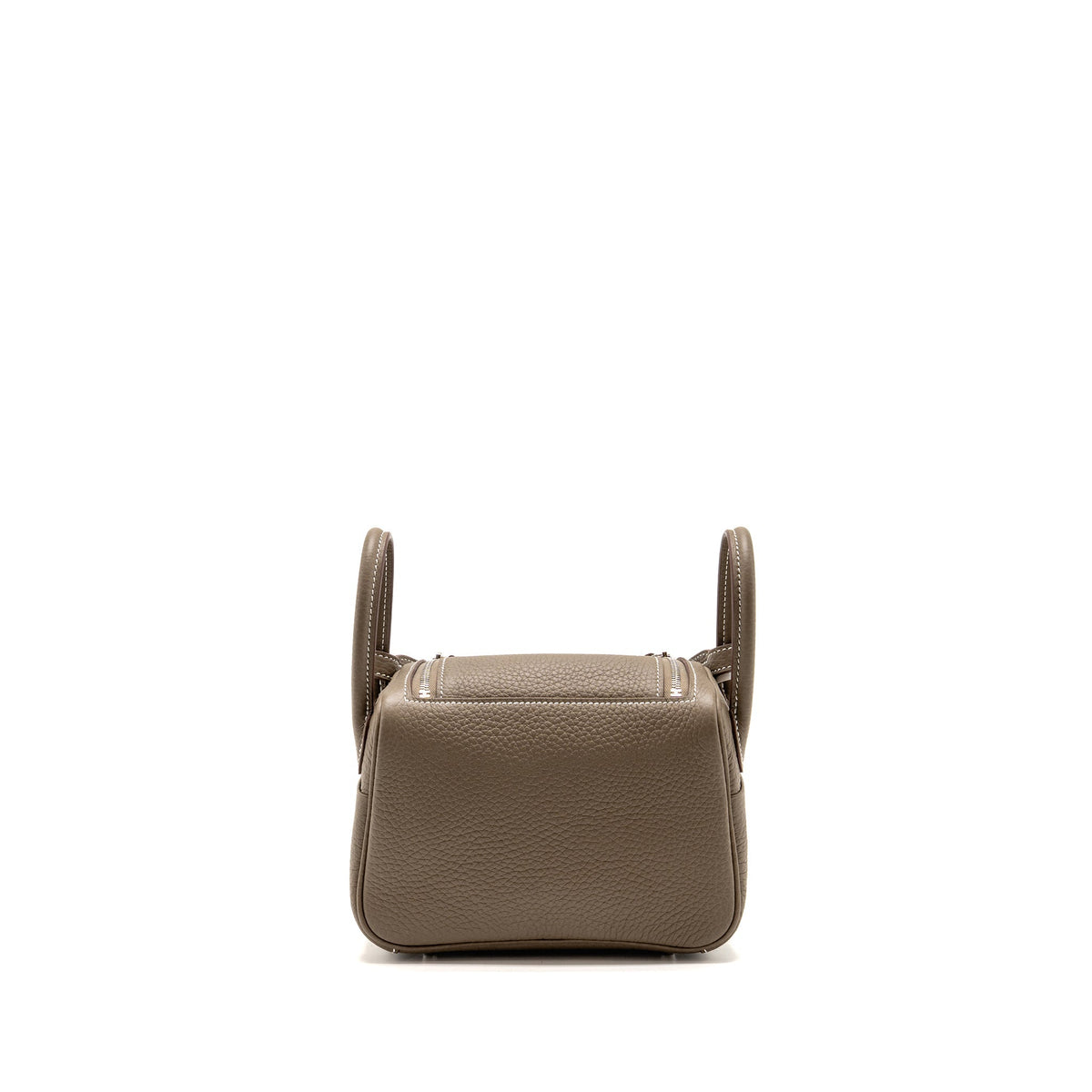 Hermes Mini Lindy II clemence etoupe SHW