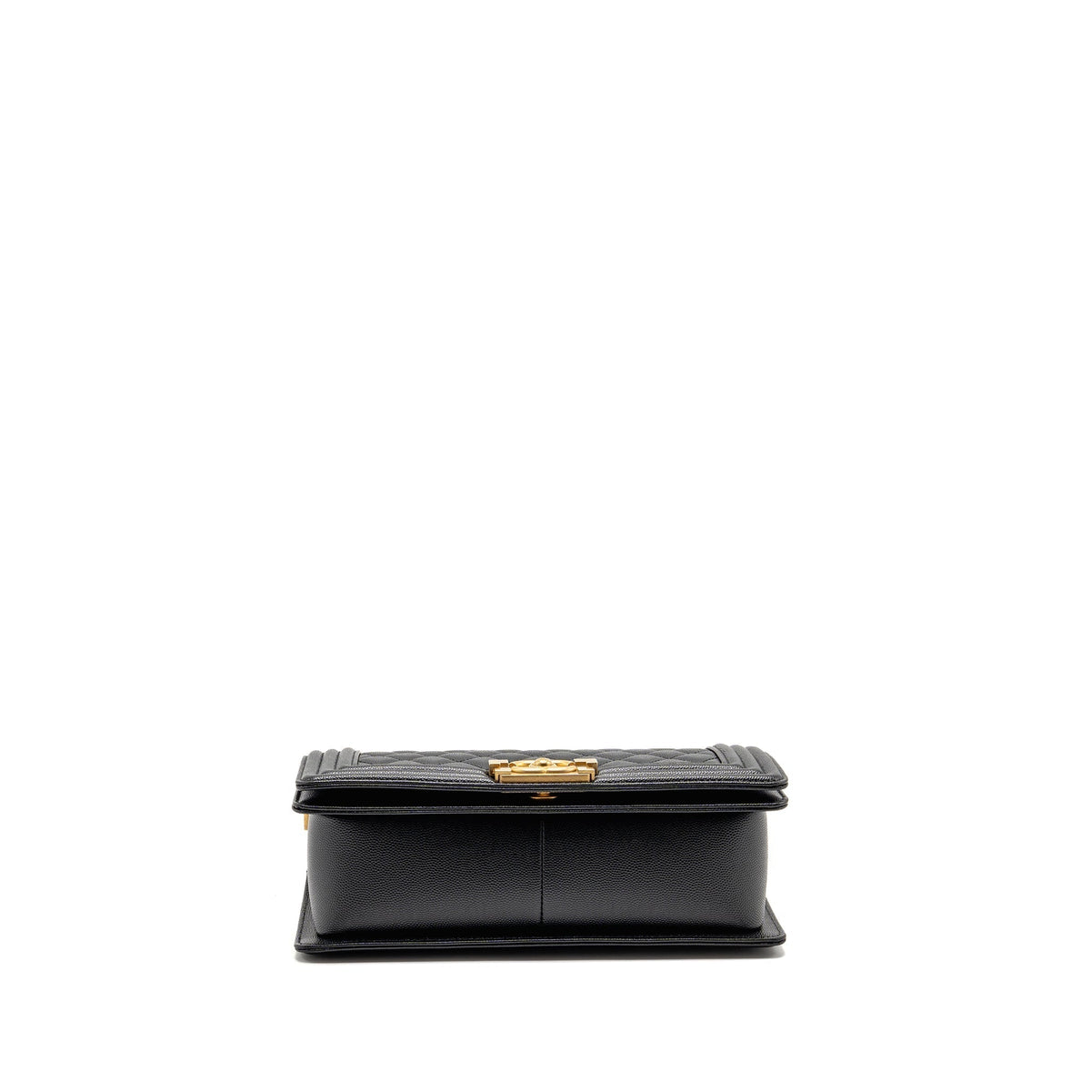 CHANEL MEDIUM CLASSIC BOY BAG CAVIAR BLACK GHW