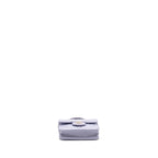CHANEL TOP HANDLE MINI FLAP BAG LAMBSKIN LIGHT PURPLE LGHW