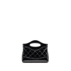 CHANEL MINI 31 CLUTCH WITH CHAIN SHINY LAMBSKIN BLACK LGHW (MICROCHIP)