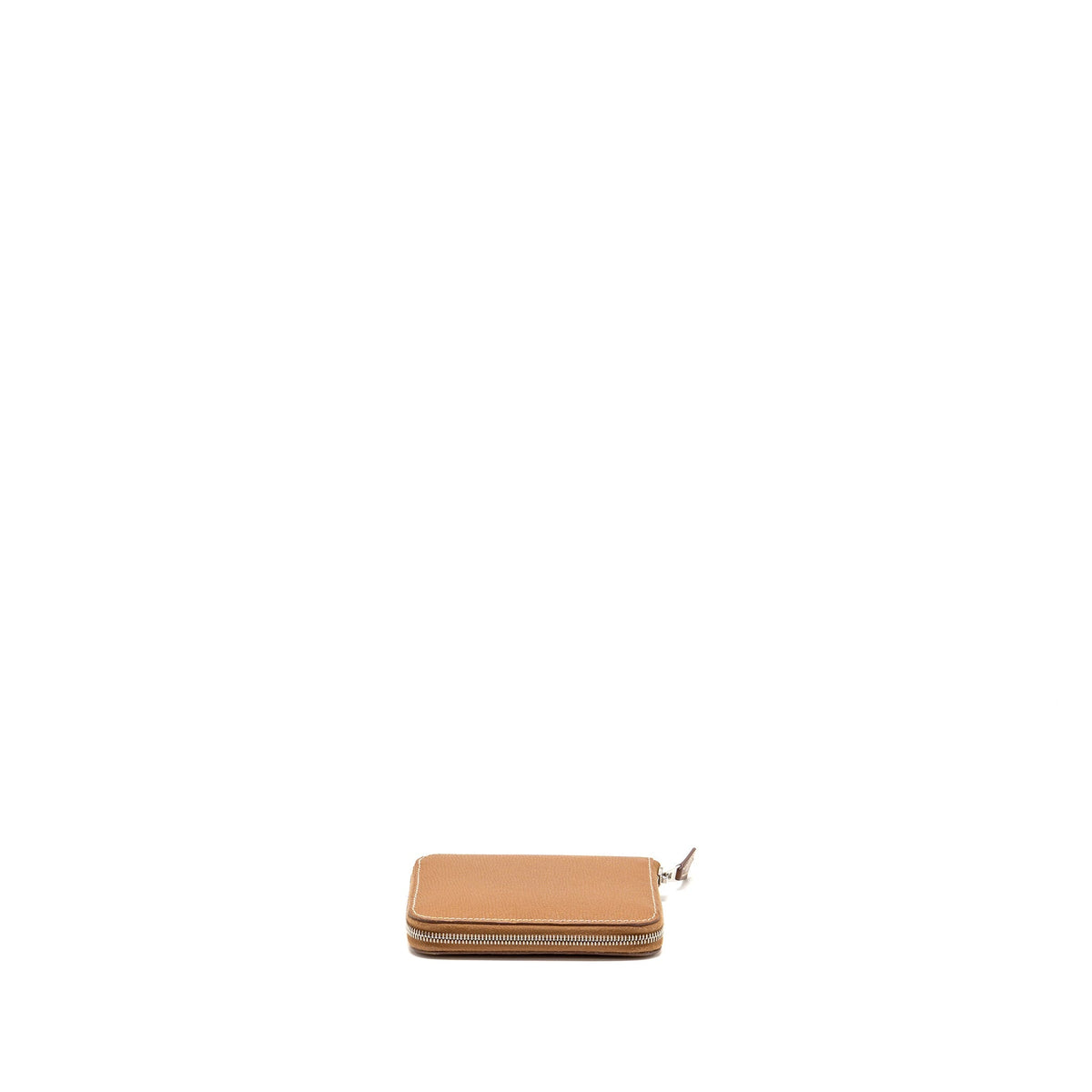 Herems silk in compact wallet epsom gold SHW