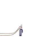 CHANEL TOP HANDLE MINI FLAP BAG LAMBSKIN LIGHT PURPLE LGHW