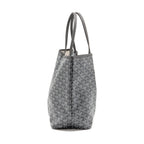 GOYARD SAINT LOUIS PM TOTE GOYARDLINE CANVAS GREY SHW