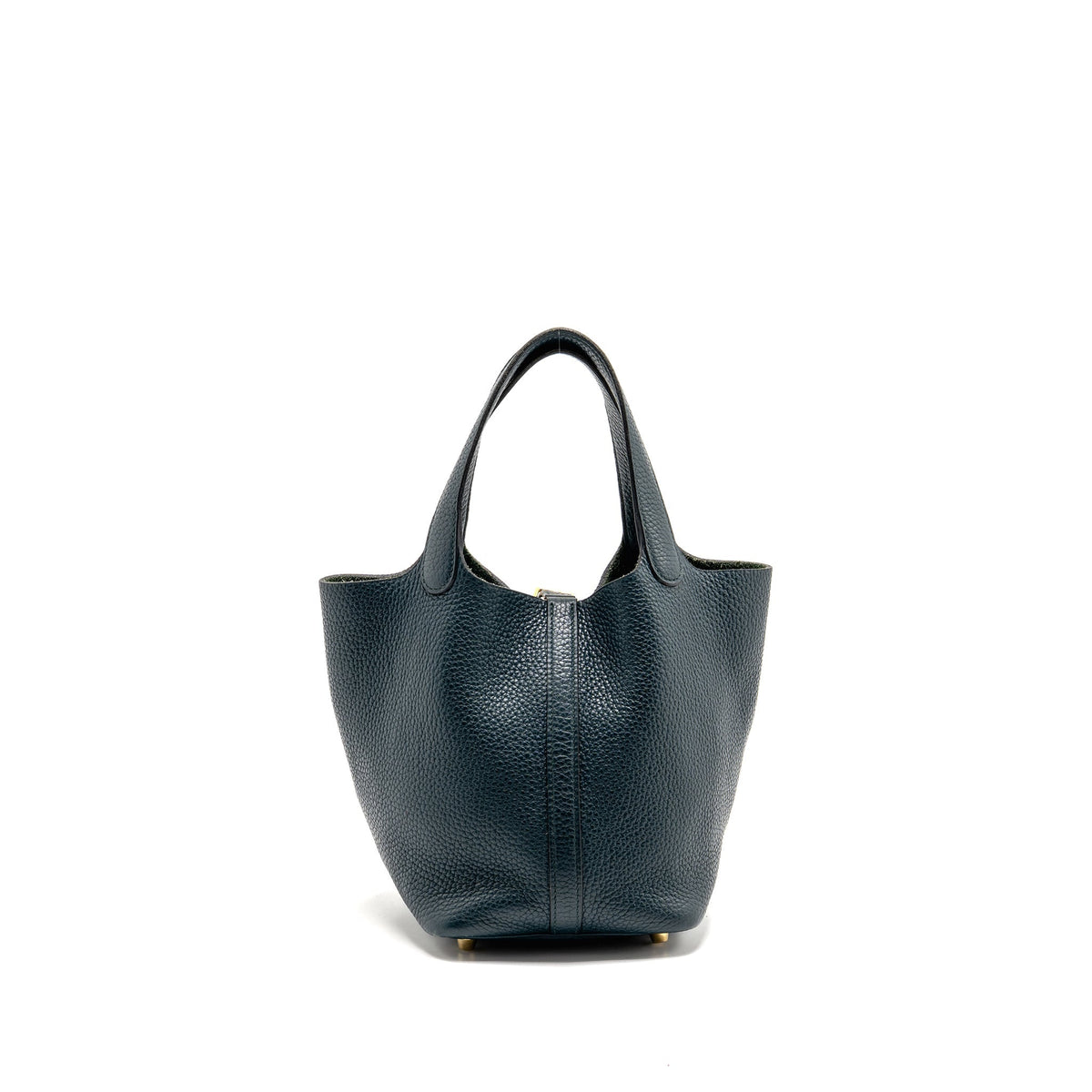 Hermes Picotin 18 Lock Bag Clemence 6O Vert Cypress GHW