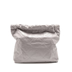CHANEL MEDIUM 22 BAG SHINY CALFSKIN GREY SHW (MICROCHIP)