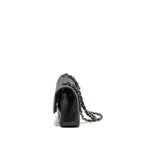 CHANEL MEDIUM CLASSIC DOUBLE FLAP BAG CAVIAR BLACK SHW