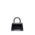 BALENCIAGA HOURGLASS BAG XS CALFSKIN BLACK GHW