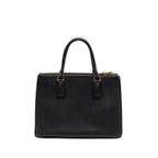 PRADA LARGE SAFFIANO TOTE BAG GALLERIA SAFFIANO LEATHER BLACK GHW