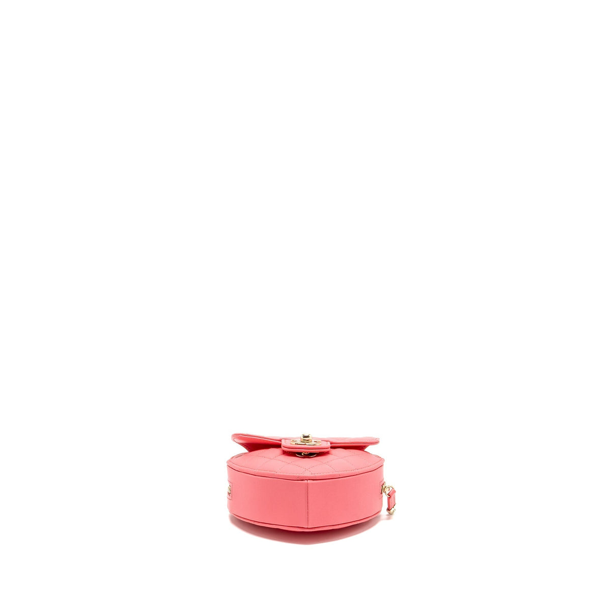 CHANEL SMALL HEART BAG LAMBSKIN PINK LGHW