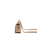 Chanel Medium Boy Bag Chevron Lambskin Beige LGHW