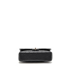 CHANEL MEDIUM CLASSIC DOUBLE FLAP BAG CAVIAR BLACK SHW