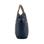 Hermes the grooming bag canvas bleu navy/feu SHW