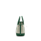 Hermes Neo Garden Party 23 Canvas/Negonda ecru/Vert Moyen SHW