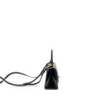 BALENCIAGA HOURGLASS BAG XS CALFSKIN BLACK GHW
