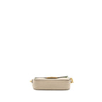 FENDI MINI BAGUETTE BAG CALFSKIN LIGHT BEIGE/GREEN GHW