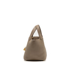 Hermes Picotin 18 Clemence etoupe GHW