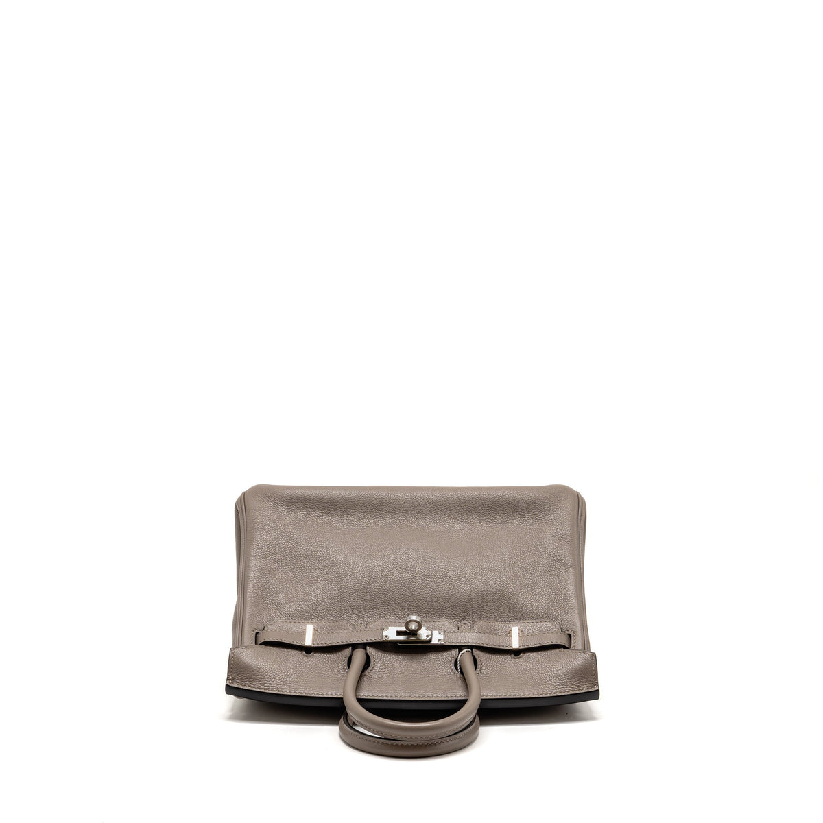 Hermes Birkin 25 Taurillon Novillo M8 Gris Asphalte SHW