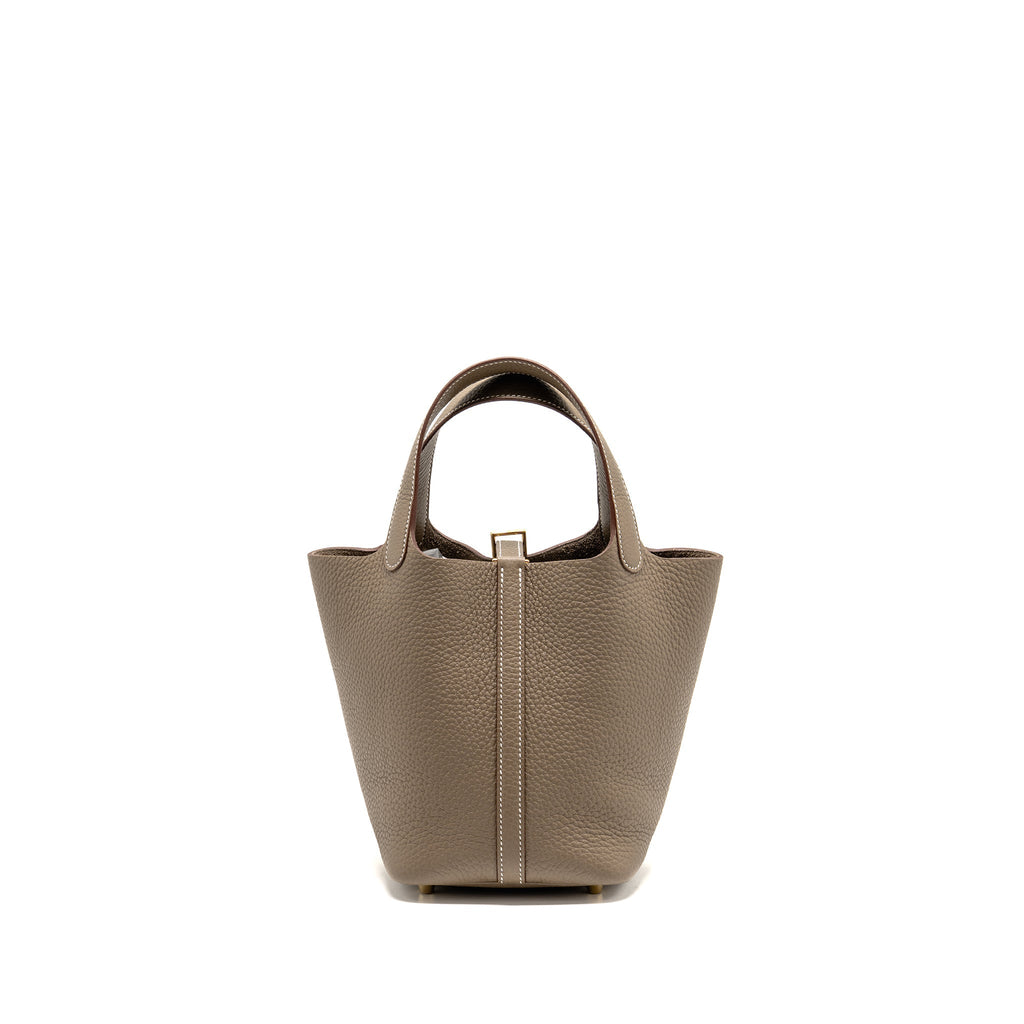 HERMES PICOTIN 18 CLEMENCE ETOUPE GHW