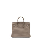 Hermes Birkin 25 Taurillon Novillo M8 Gris Asphalte SHW