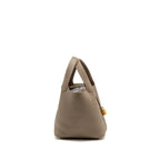 Hermes Picotin 18 Clemence etoupe GHW