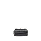 Chanel Quilted square flap bag lambskin black LGHW