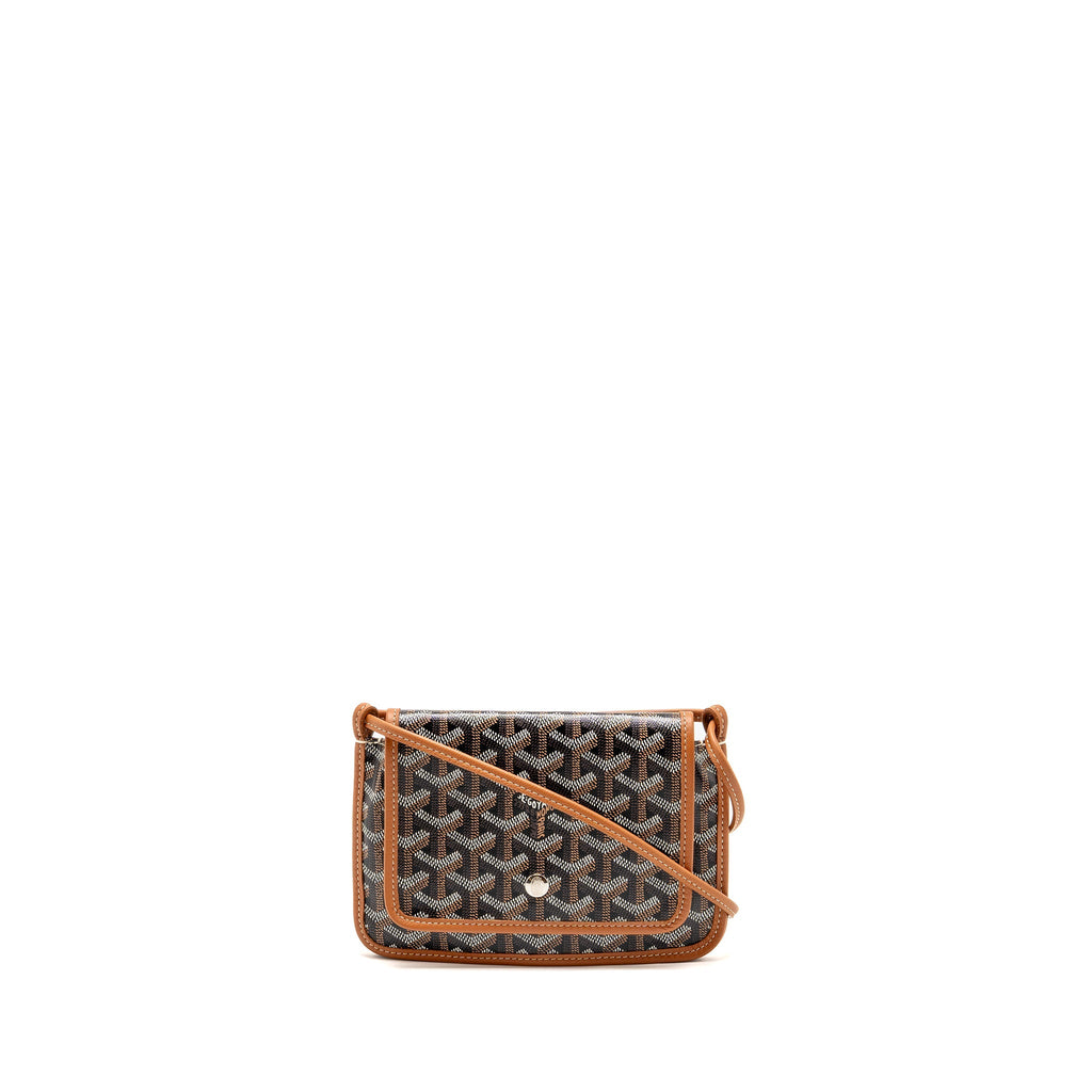 Goyard Plumet Pocket pochette goyardine canvas Tan SHW