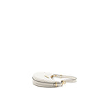 PRADA ARQUÉ SMALL SHOULDER BAG CALFSKIN WHITE GHW