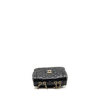 Chanel Quilted square flap bag lambskin black LGHW