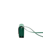 HERMES MINI ROULIS OSTRICH VERT VERTIGO SHW