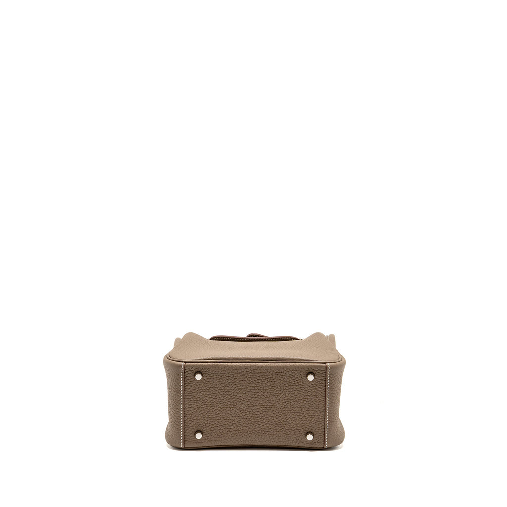 Hermes mini lindy II clemence etoupe SHW