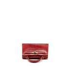 Hermes Kelly 25 CROCODILE POROUS Braise GHW