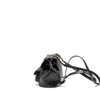 CHANEL MINI DUMA BACKPACK CALFSKIN BLACK LGHW (MICROCHIP)