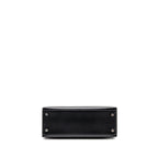 HERMES TOUCH KELLY 25 MADAME / CROCODILE NILOTICUS BLACK SHW