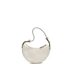PRADA ARQUÉ SMALL SHOULDER BAG CALFSKIN WHITE GHW