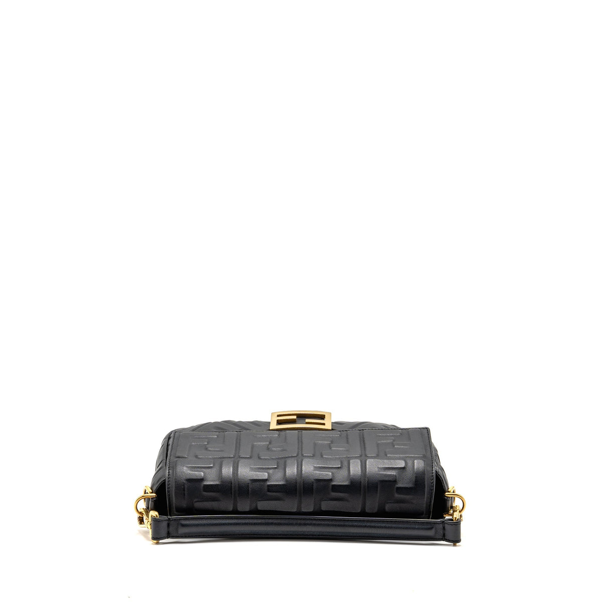Fendi Baguette Bag Lambskin Black GHW
